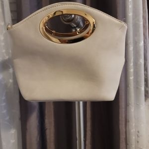 Leather makeup bag